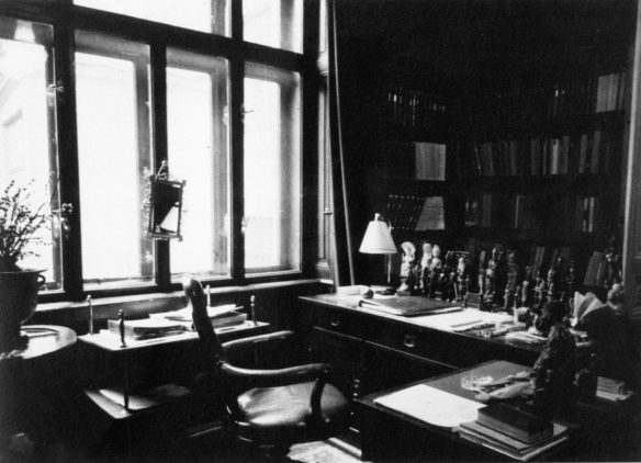 Sigmund Freud's apartment, Berggasse 19, Vienna, View of the study, 1938. Edmund Engelman. Photograph.